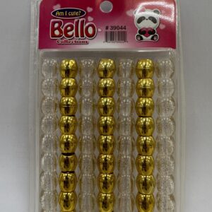 Perles métallique/doré 63 pcs #39044